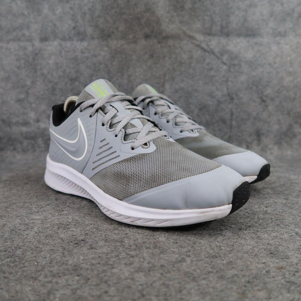 Nike Shoes Big Kids 6 Athletic Trainers Star Runner 2 Active Casual Grey White